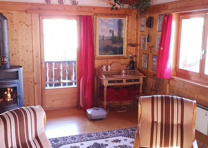 Grosses Mit Sauna Im Skigeb. Holiday home Obersaxen